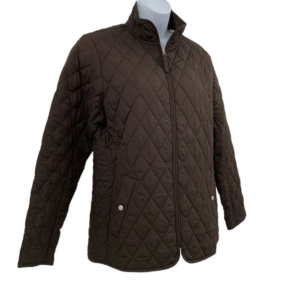 Land's End Quilted Jacket Coat Sz. S - Picture 3 of 15
